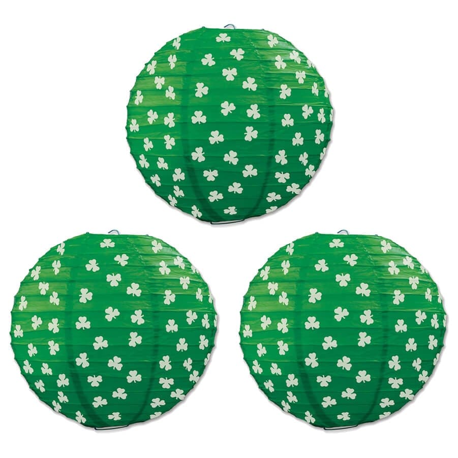 Shamrock Paper Lanterns Set/3