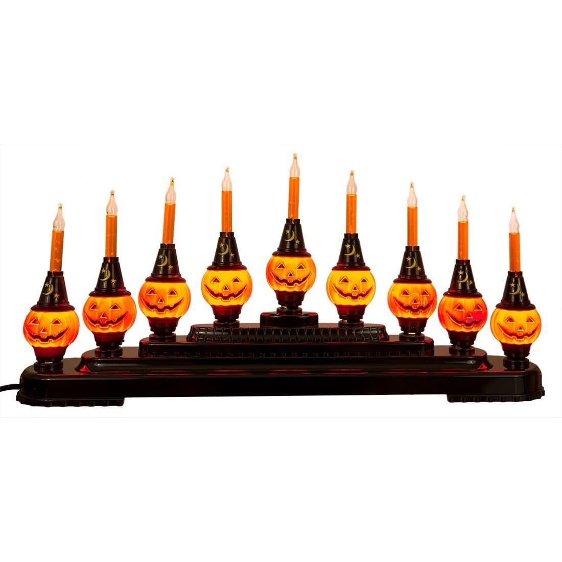 Shiny Brite Halloween 9 Bubble Light Candolier