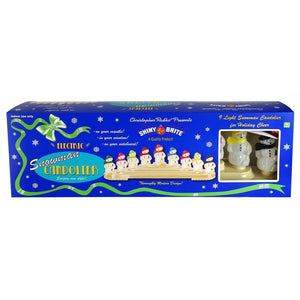 Shiny Brite Snowman 9 Light Candolier