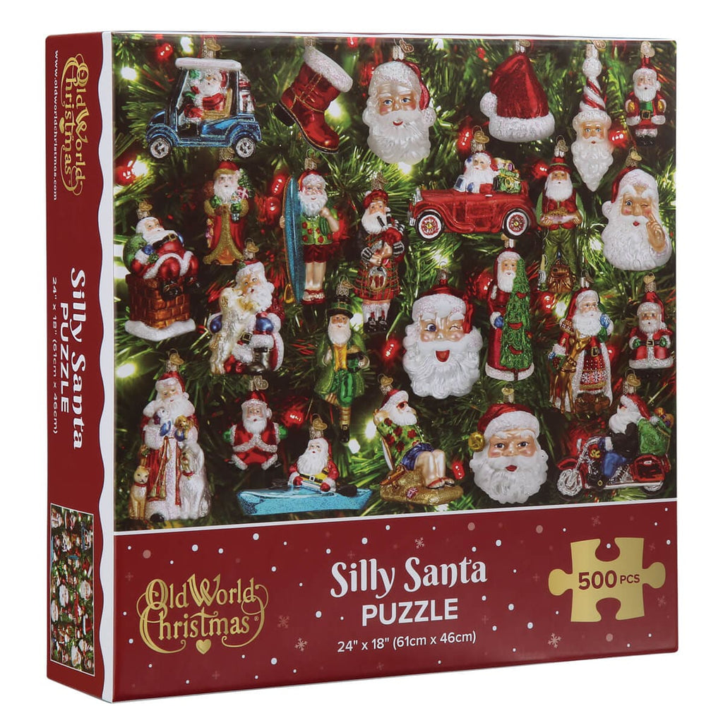 Silly Santa Puzzle by Old World Christmas – Traditions