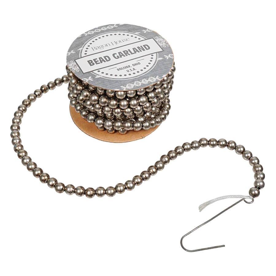 Silver Bead Garland Spool