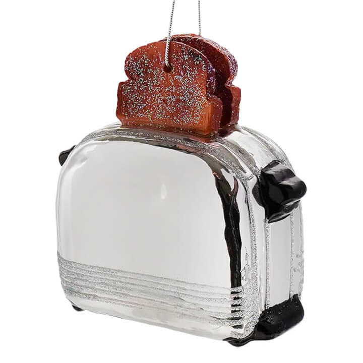 Silver Toaster Ornament