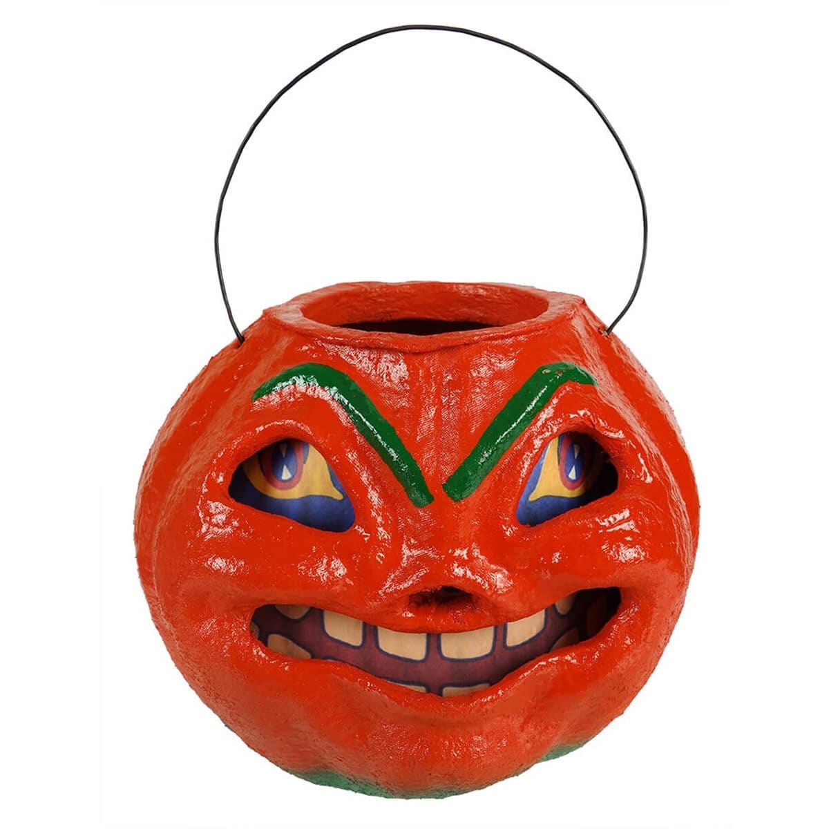 Sinister Grinning Jack O' Lantern Bucket