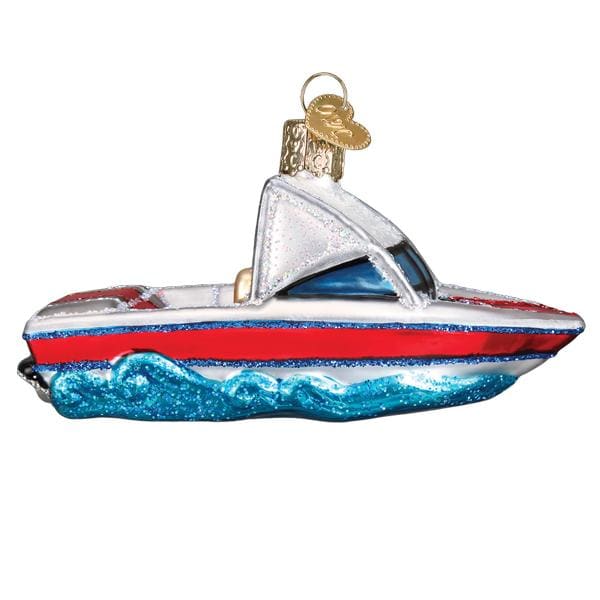 Ski Boat Ornament