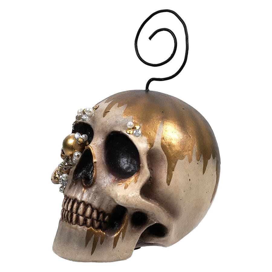 Skull Place Card Holder & Ornament - Halloween