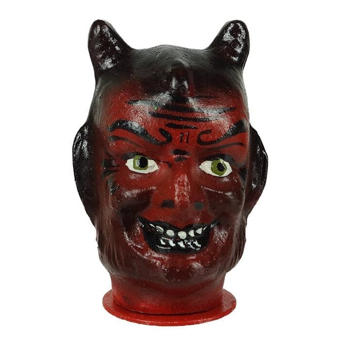 Small Black & Red Devil Container