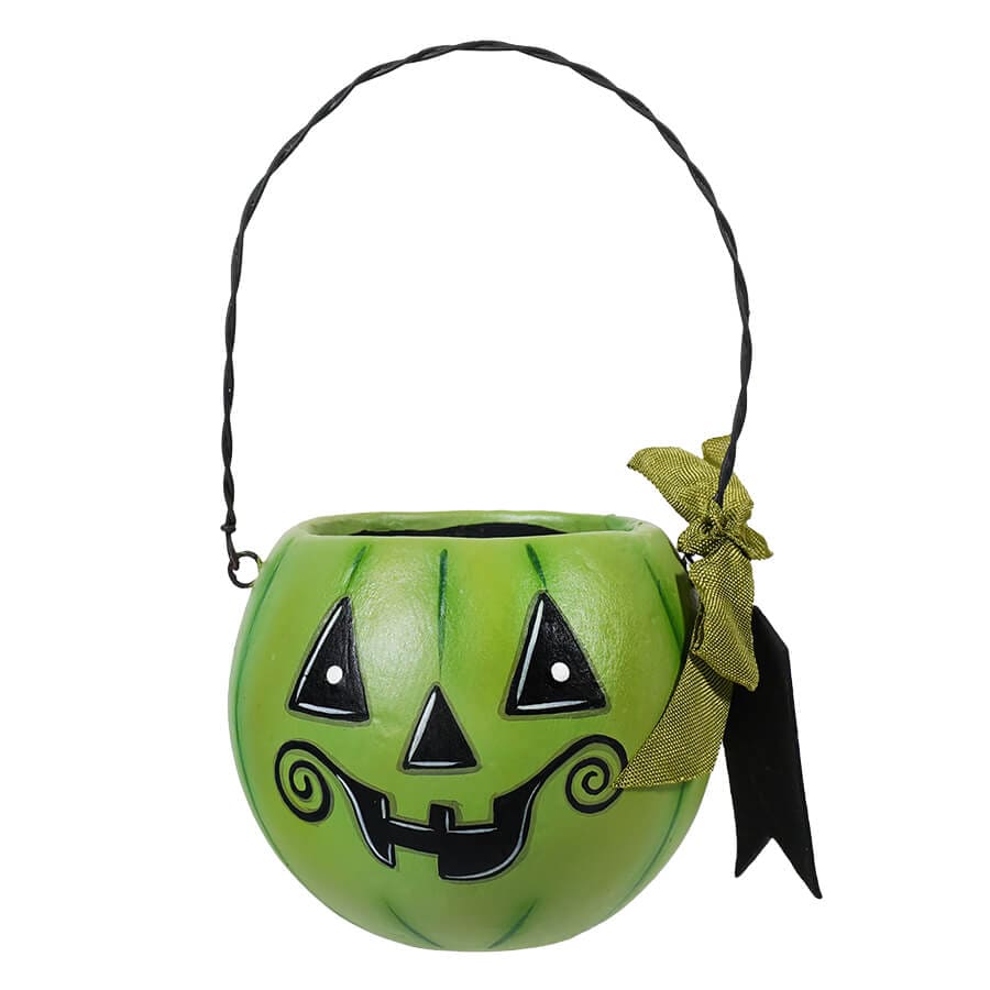 Small Green Pumpkin Bucket