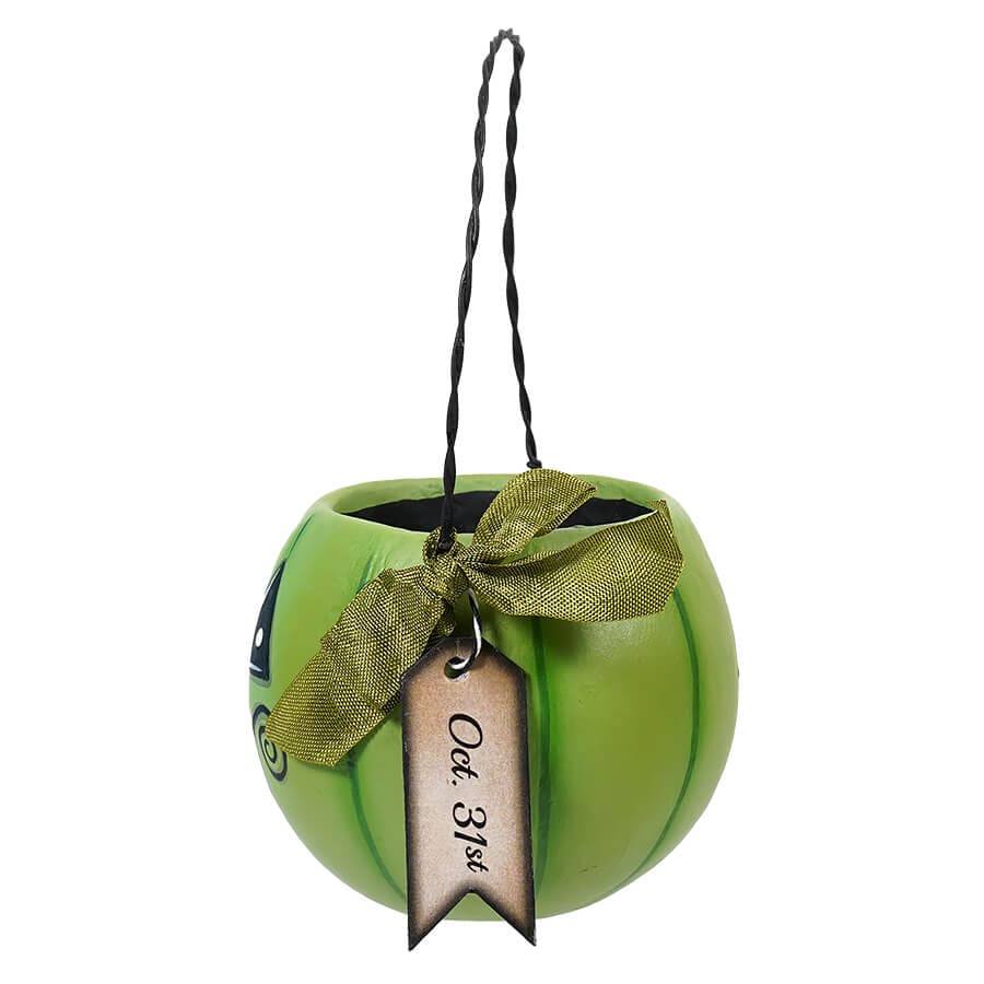 Small Green Pumpkin Bucket