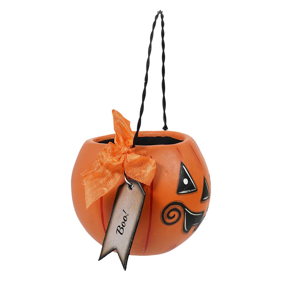 Small Orange Pumpkin Bucket