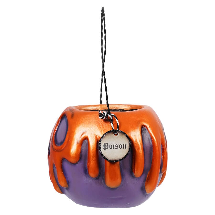 Small Purple Apple With Orange Poison Bucket