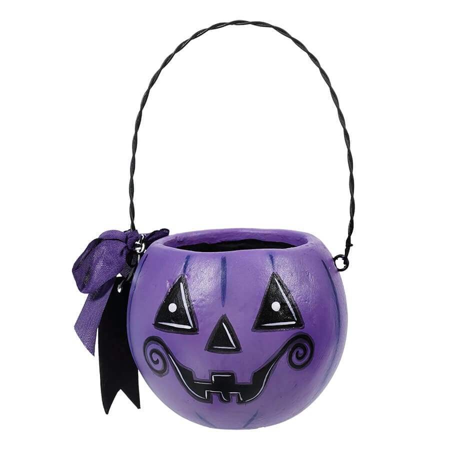 Small Purple Pumpkin Bucket