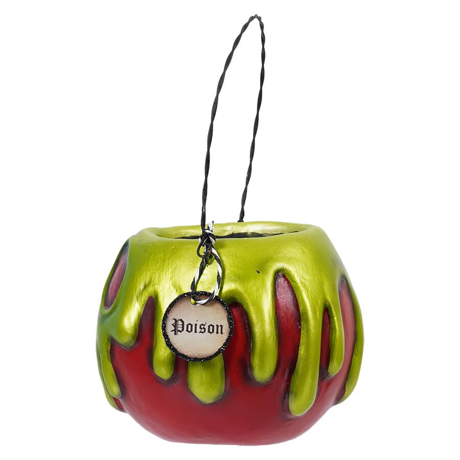 Small Red Apple With Green Poison Bucket