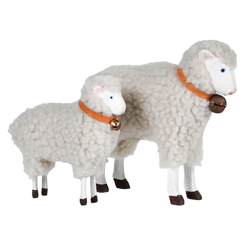 Small Wooly Lambs Set/2 - Easter