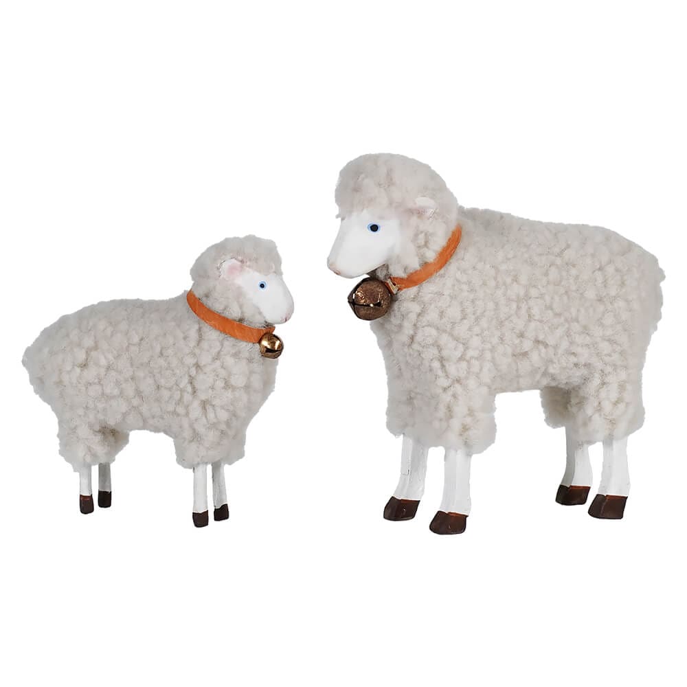 Small Wooly Lambs Set/2 - Easter