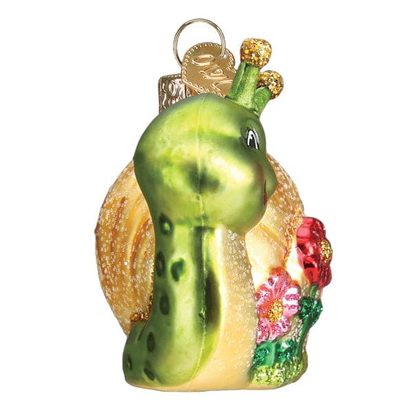 Smiley Snail Ornament