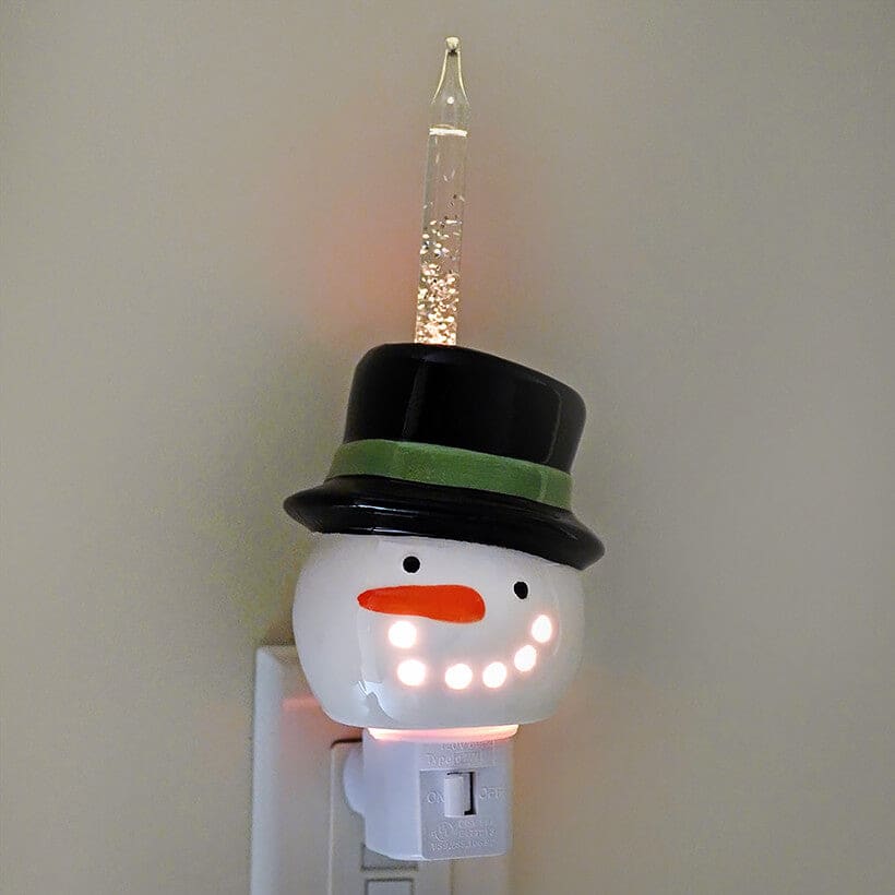 Snowman Bubble Night Light