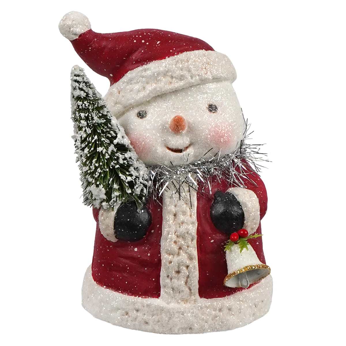Snowman In Santa Suit