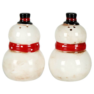 Snowman Salt n' Pepper Shakers Set/2