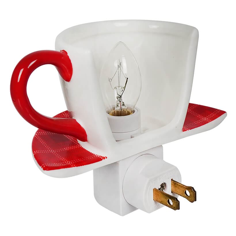 Snowman Teacup Night Light