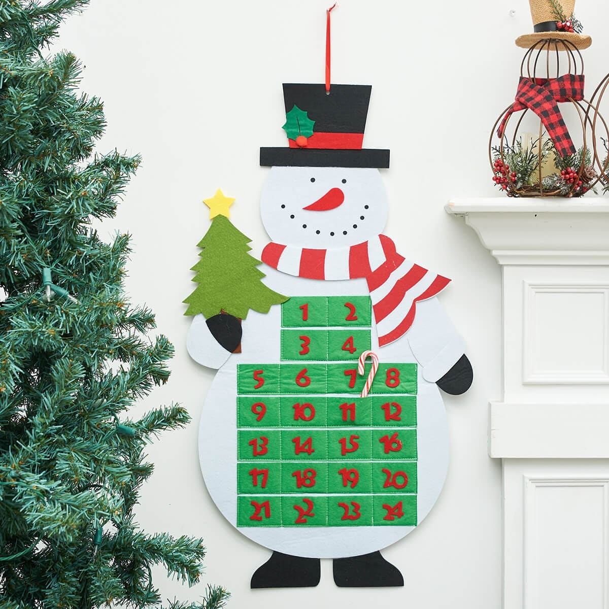 Snowman With Tree Calendar - Christmas