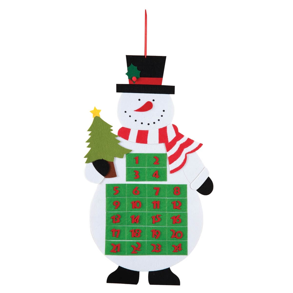 Snowman With Tree Calendar - Christmas