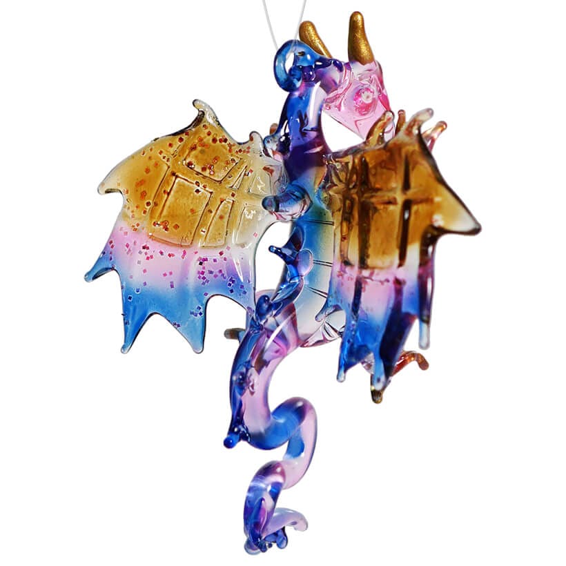 Soaring Winged Dragon Ornament