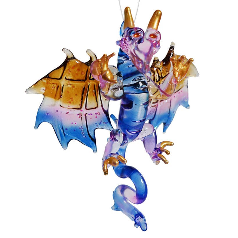 Soaring Winged Dragon Ornament