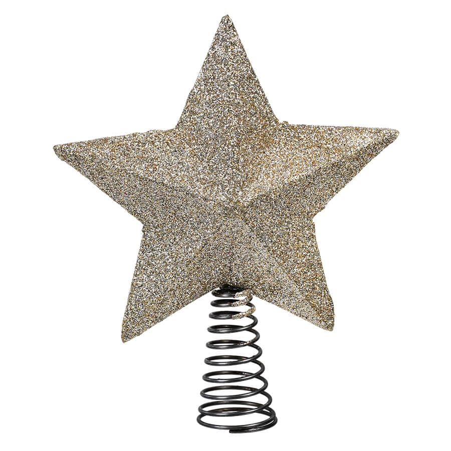 Solid Shimmer Star Tree Topper