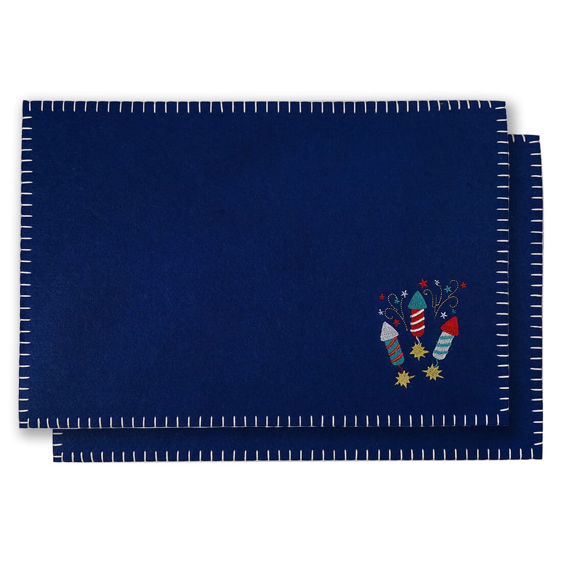 Sparkler Felt Placemats Set/2