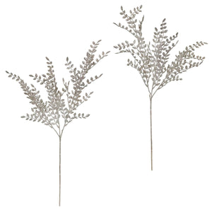 Sparkling Glittered Mini Ruscus Sprays Set/2