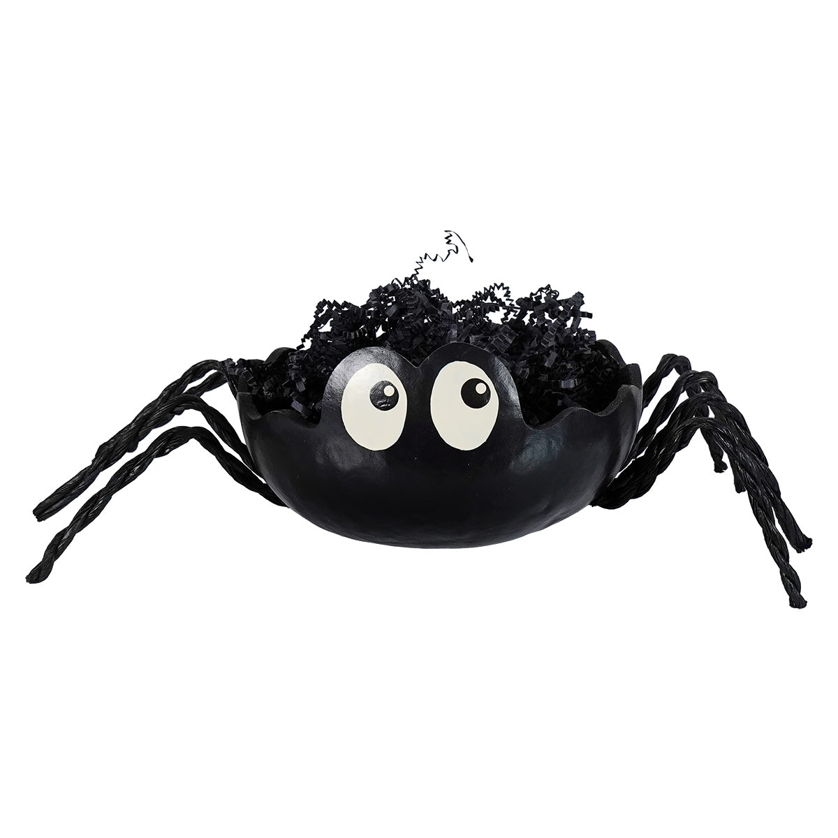 Black spider gourd candy dish by meadowbrooke gourds artisans unique artisan piece perfect for candy display