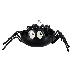 Black spider gourd candy dish by meadowbrooke gourds artisans unique artisan piece perfect for candy display