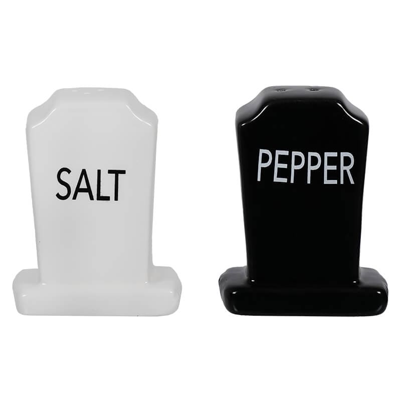 Spooky Gravestone Salt & Pepper Shakers Set/2 - Halloween