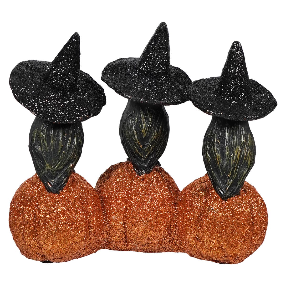 Spooky Owls On Glittered Jack-O’-Lanterns - Halloween