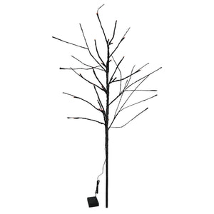 Spooky Sprig With Orange Lights