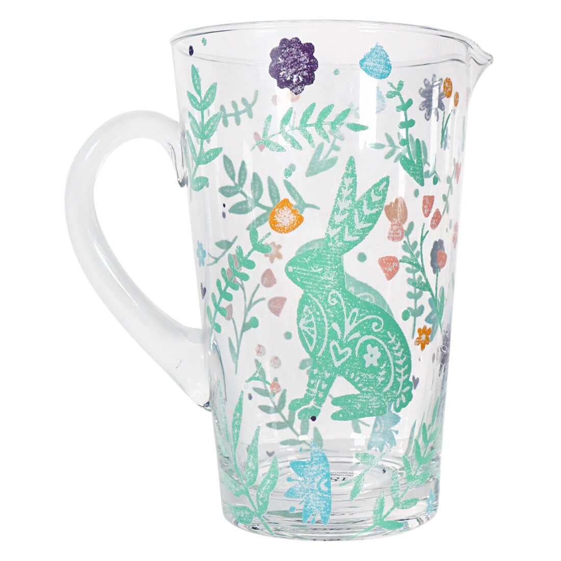 Spring Fables Glass Pitcher