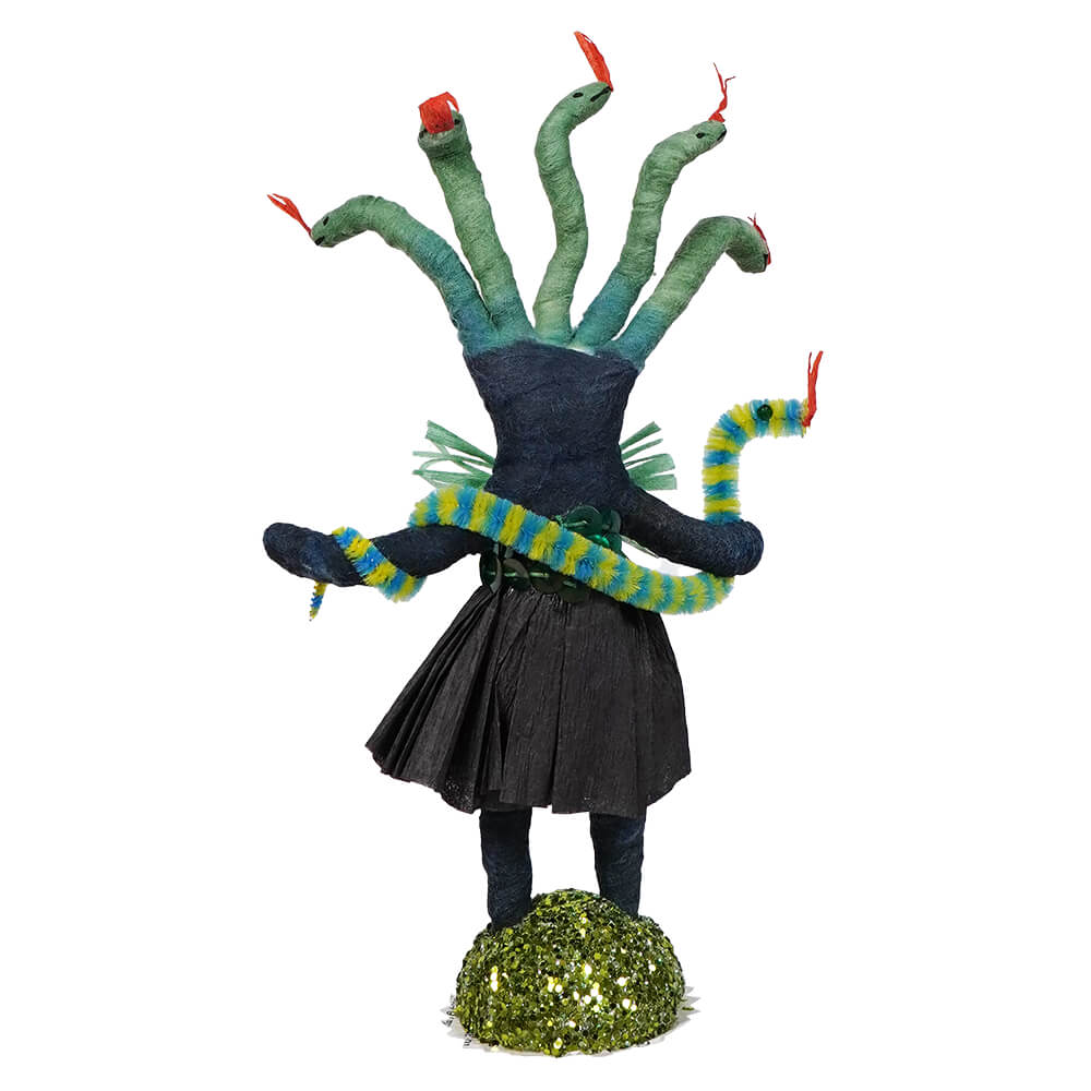 Spun Cotton Medusa Halloween Figure - Halloween