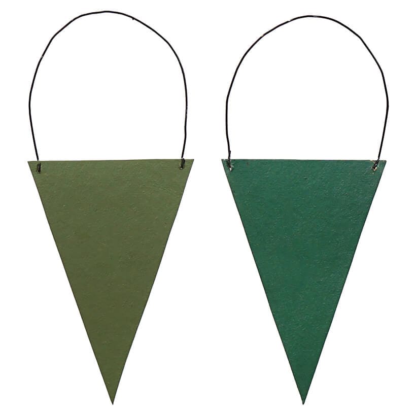 St. Pat's Pennant Flag Ornaments Set/4