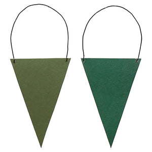 St. Pat's Pennant Flag Ornaments Set/4