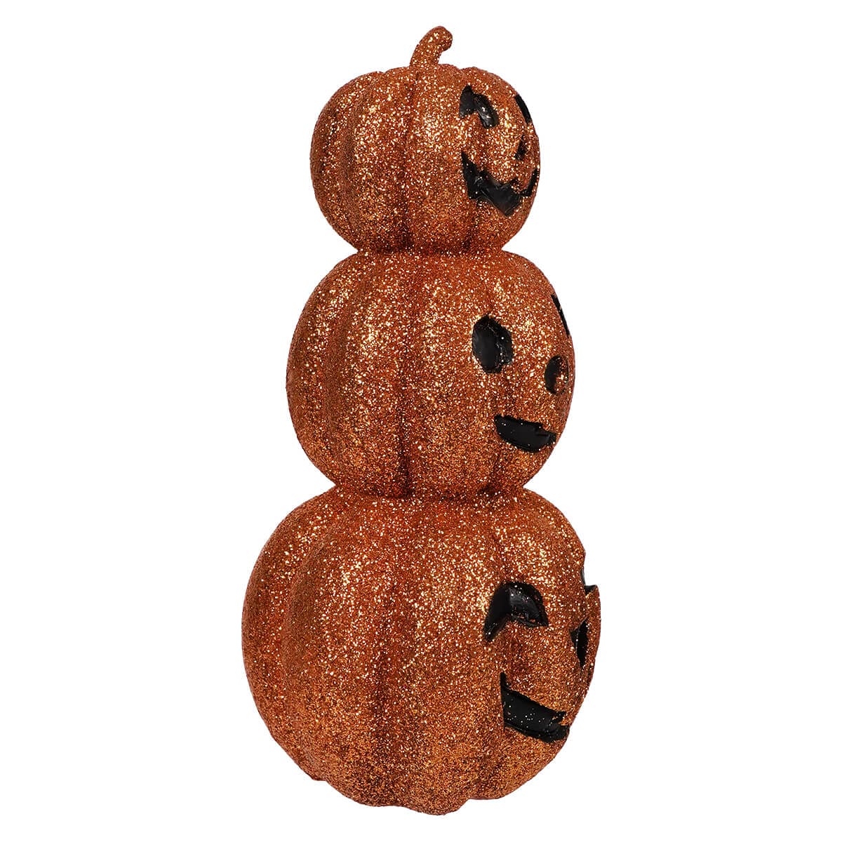 Stack Of Glittered Jack-O’-Lanterns - Halloween