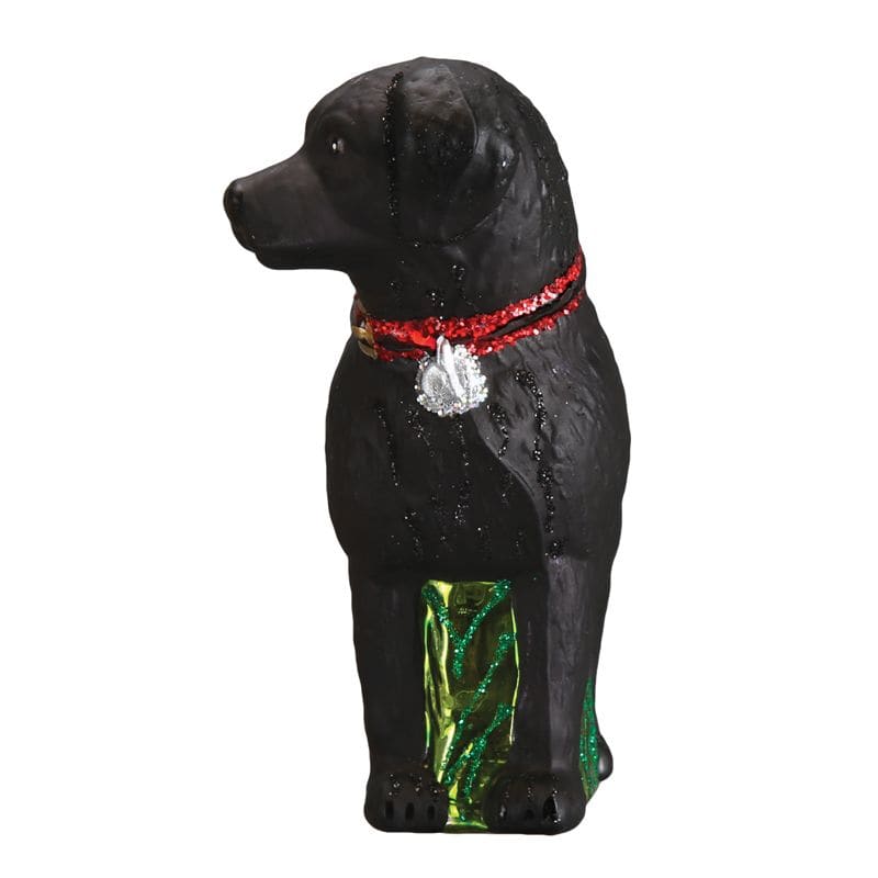 Standing Black Lab Dog Breed Ornament