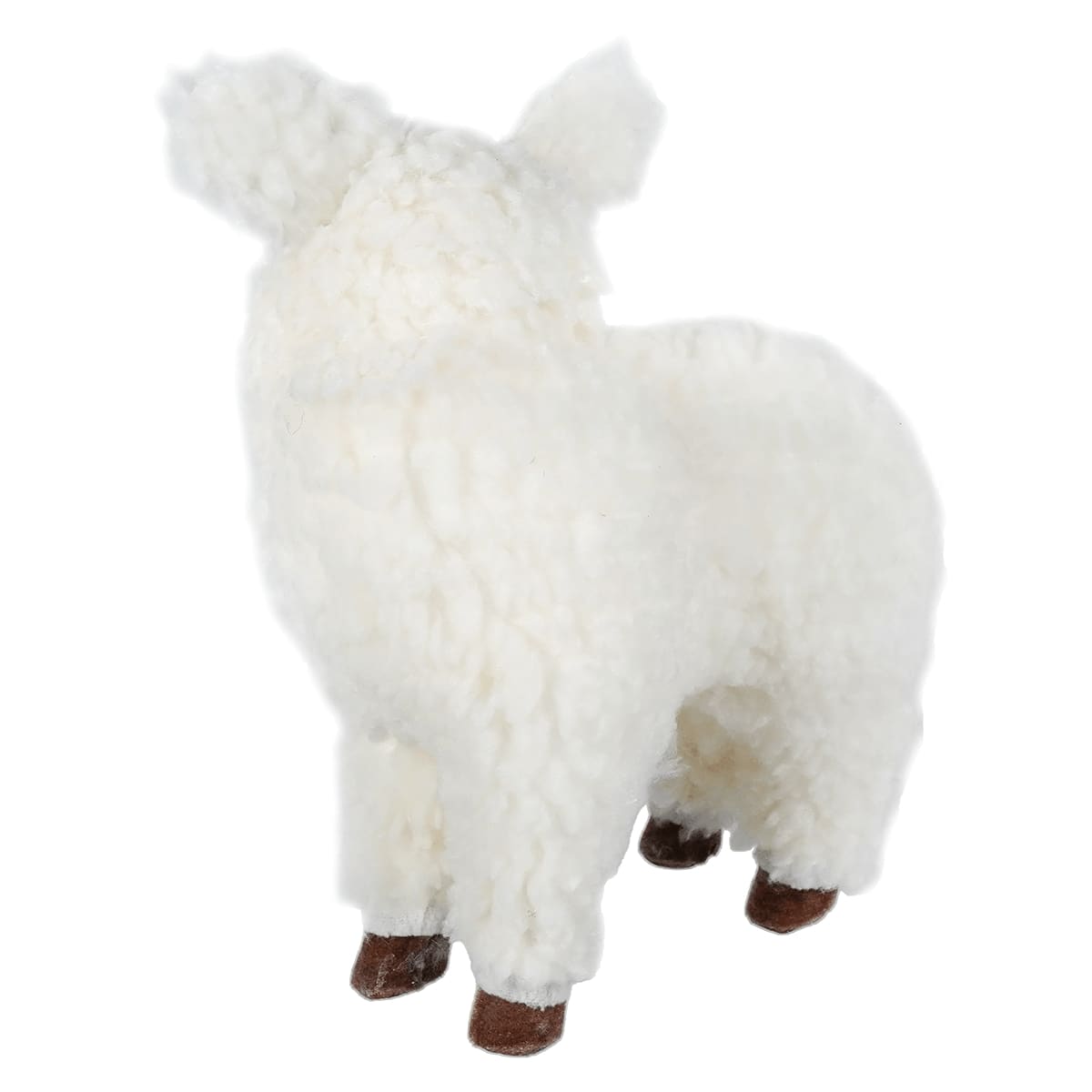 Standing Fluffy Sherpa Lamb - Easter