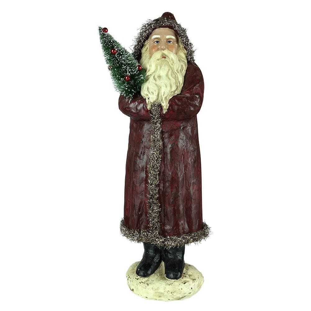 Stoic Burgundy Belsnickle with Tree