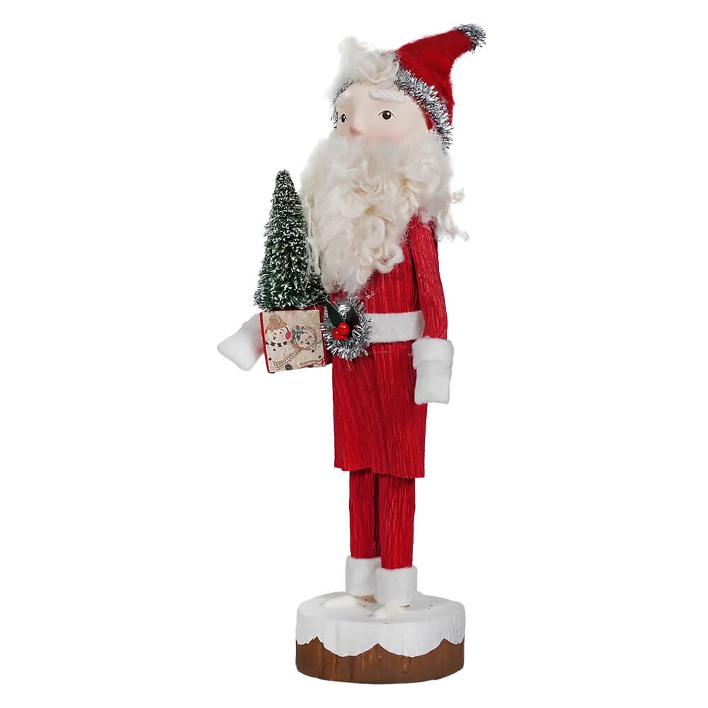 Sweet Santa Holding Tree