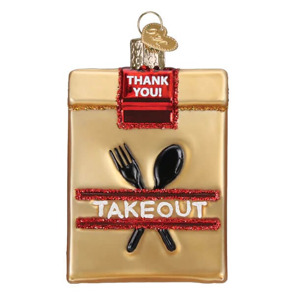 Takeout Bag Ornament - Ornaments