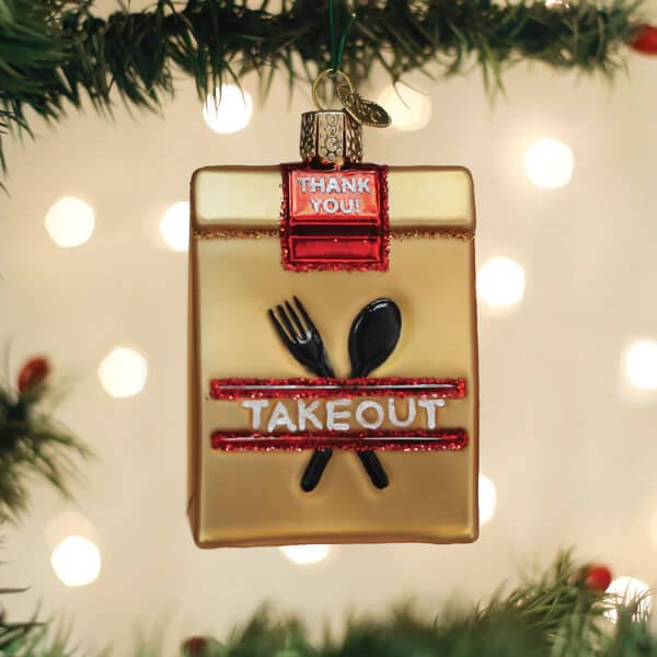 Takeout Bag Ornament - Ornaments