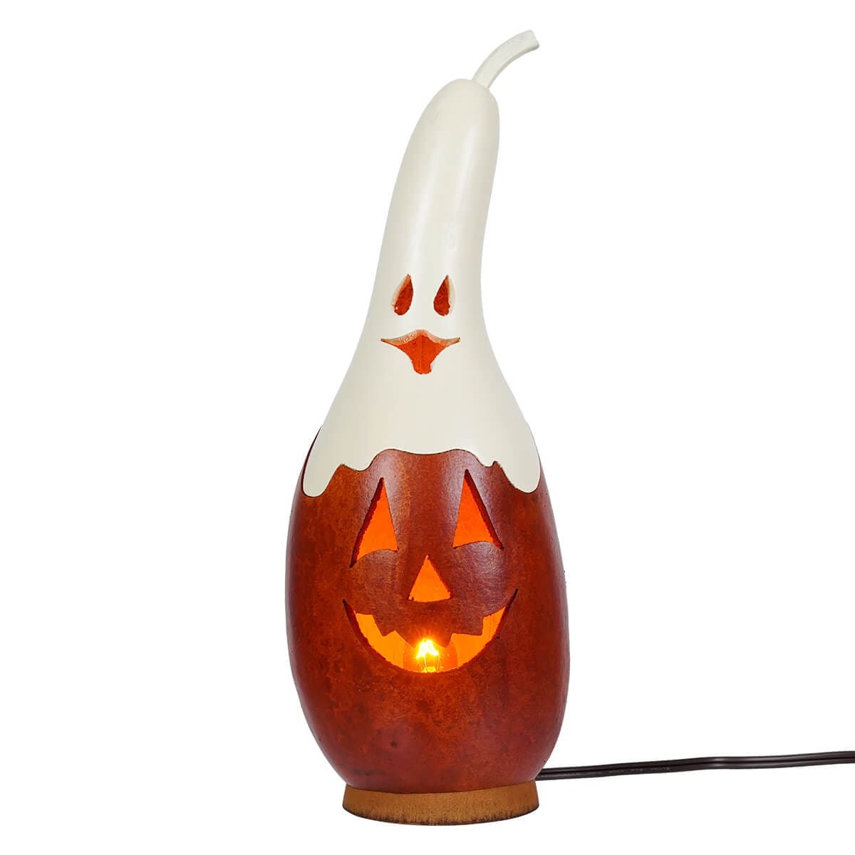 Tall Casper Jack Small Lit Gourd