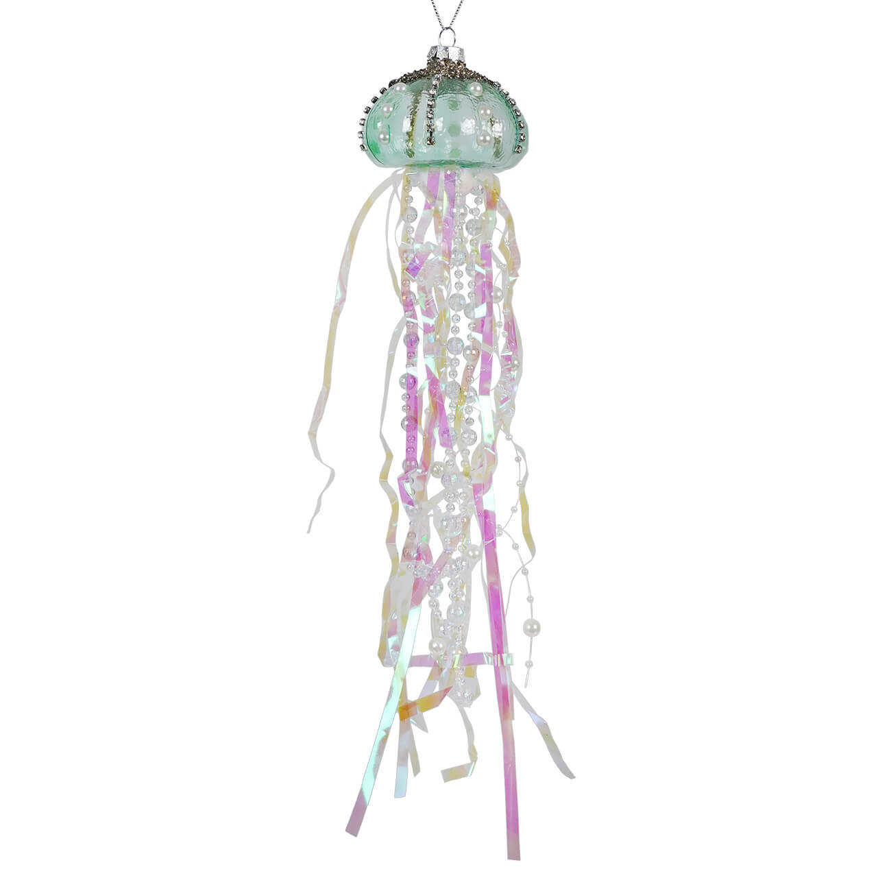 Teal Jellyfish Ornament - Ornaments