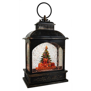 Teddy Bear Christmas Lighted Water Globe