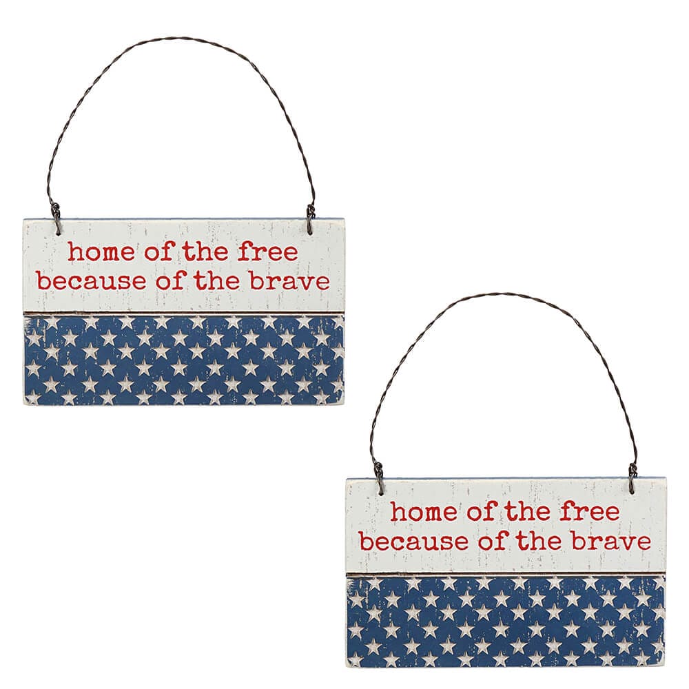 The Brave Patriotic Ornaments Set/2